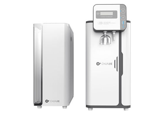 Bon prix Système d'eau ultrapure de laboratoire avec une résistivité de 18,2 MΩ et un débit de 10 L/H et 20 L/H équipé de lampes UV en ligne